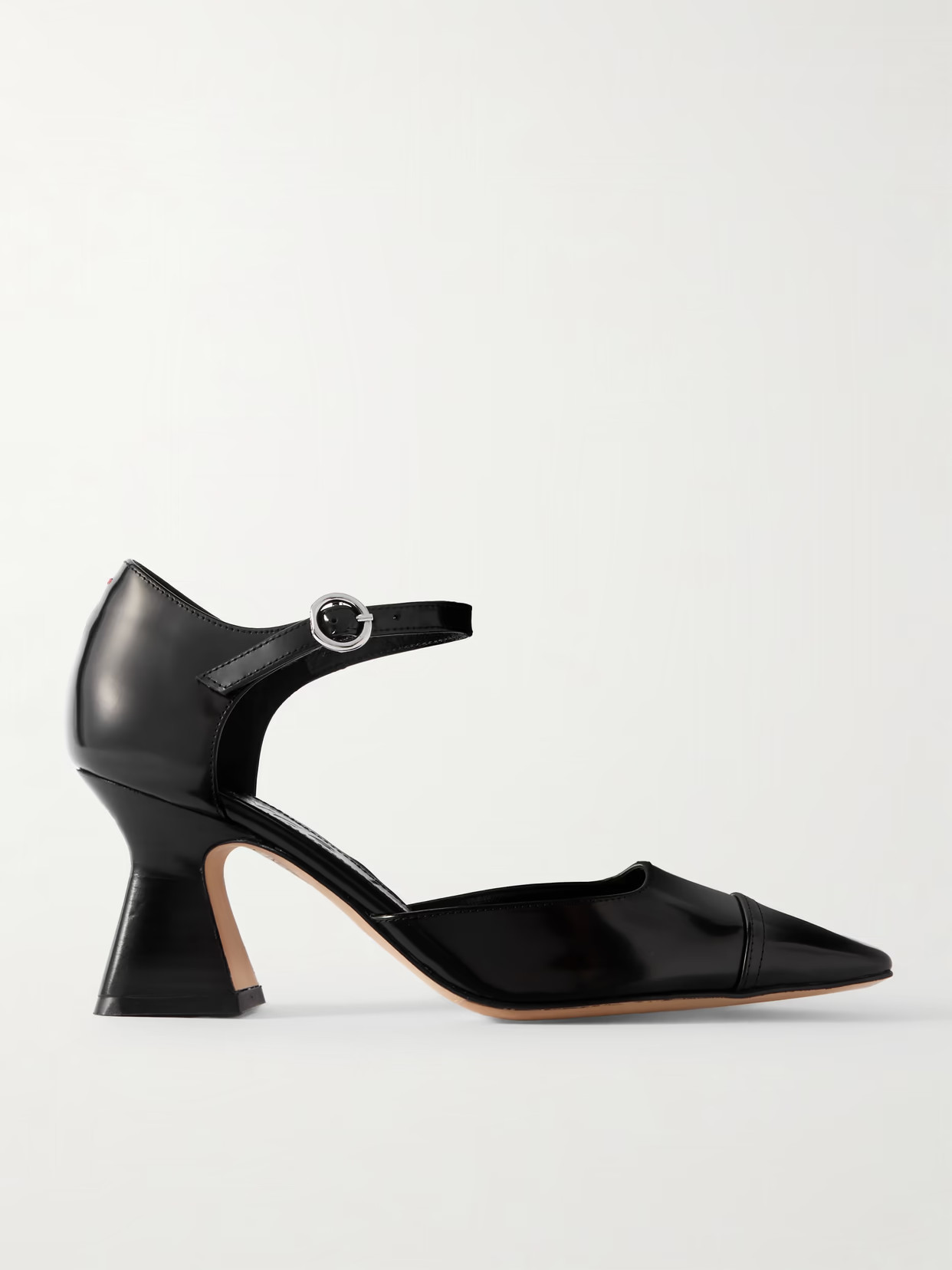 Aeyde - Francine Leather Pumps - Black | NET-A-PORTER (US)