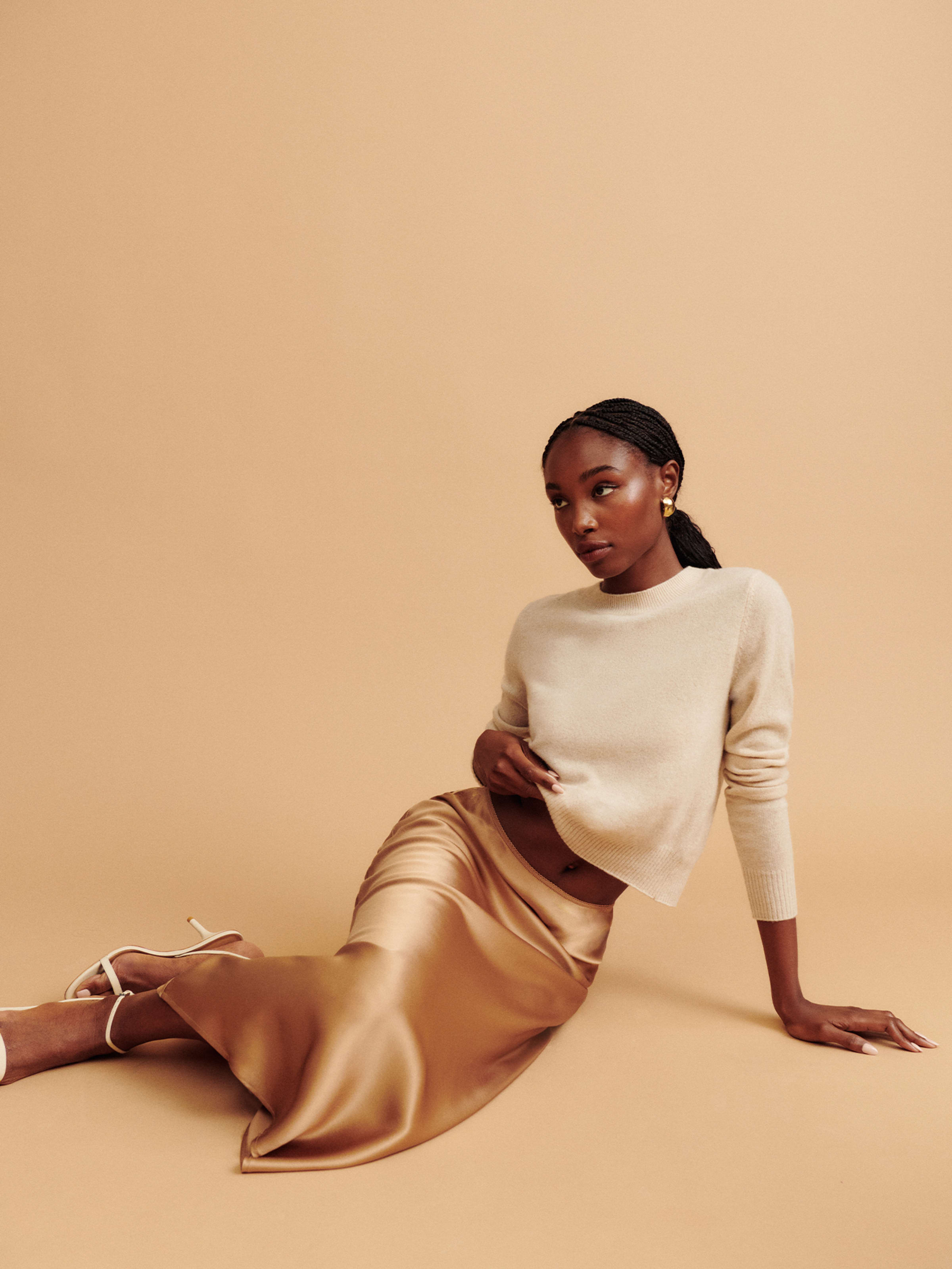 Dana Cashmere Crew Sweater | Reformation (Global)