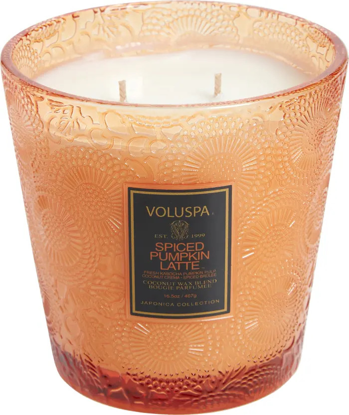 Spiced Pumpkin Latte Two-Wick Hearth Candle | Nordstrom