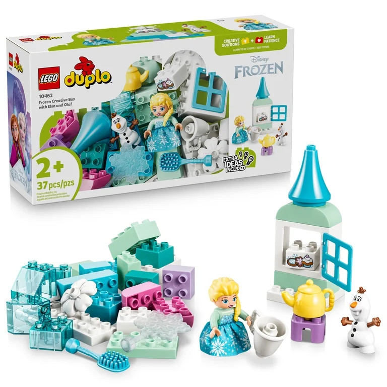 LEGO DUPLO Disney Frozen Creative Box with Elsa and Olaf - Building Toy for Girls & Boys, Ages 2+... | Walmart (US)