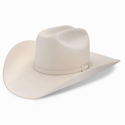 RESISTOL Men's 2X Pageant Wool Felt Cowboy Hat White 7 1/2 | Amazon (US)