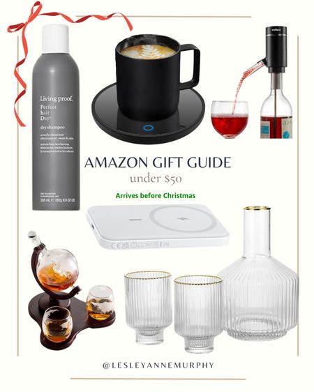 Last minute gift guide under $50 - look no further friends! These are high quality useful gifts for the parents, in laws, or really anyone on your list. All are from Amazon which means prime shipping guaranteed delivery by Christmas!
#Gift #LastMinuteGifts #AmazonGiftGuide

#LTKHoliday #LTKfindsunder50 #LTKGiftGuide