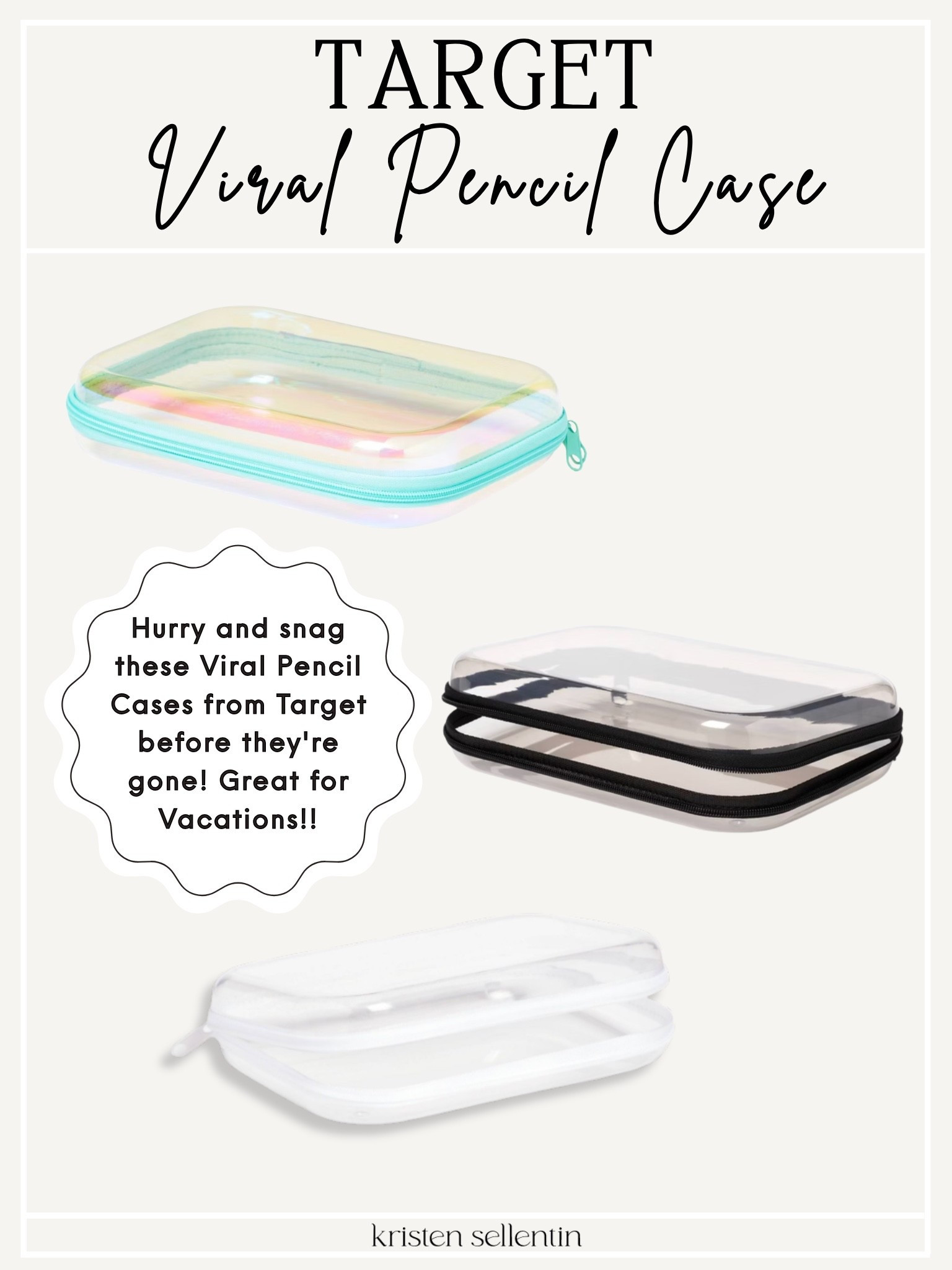 The viral zippered pencil boxes are back in stock @Target

#LTKmomlife #LTKSeasonal #LTKKids