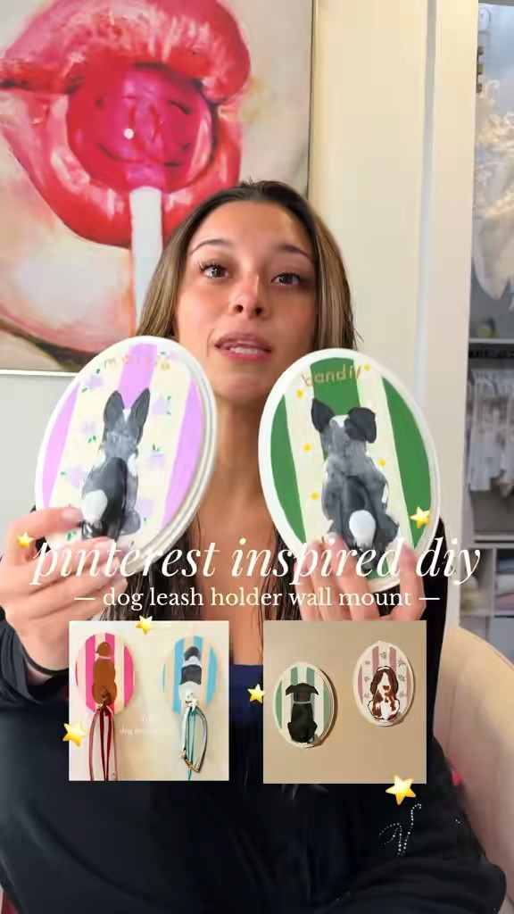 DIY (pinterest inspired✨) dog leash hangers! 🦮☀️🧸

#LTKootd #LTKvlog #LTKHome