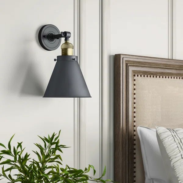 Estella 1 - Light Dimmable Armed Sconce | Wayfair North America