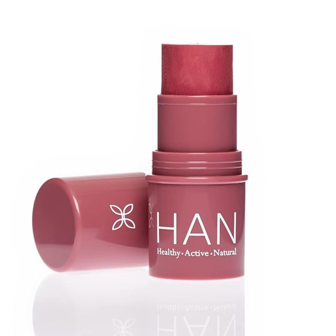 HAN Skincare Cosmetics Vegan, Cruelty-Free, Clean 3-in-1 Multistick for Cheeks, Lips, Eyes, Rose ... | Amazon (US)