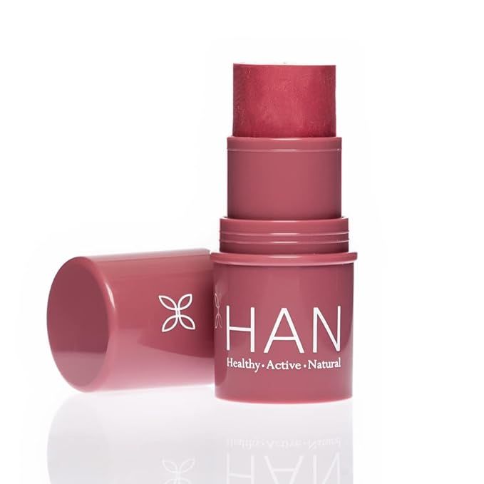 HAN Skincare Cosmetics Vegan, Cruelty-Free, Clean 3-in-1 Multistick for Cheeks, Lips, Eyes, Rose ... | Amazon (US)