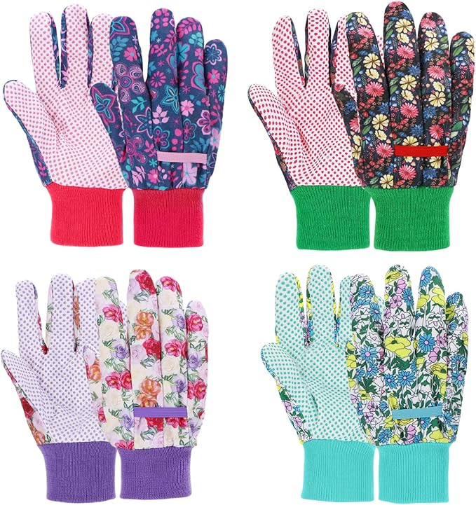 JUMPHIGH Garden Gloves for Women, Floral Gardening Gloves Ladies Soft Breathable Yard Work Glove ... | Amazon (US)