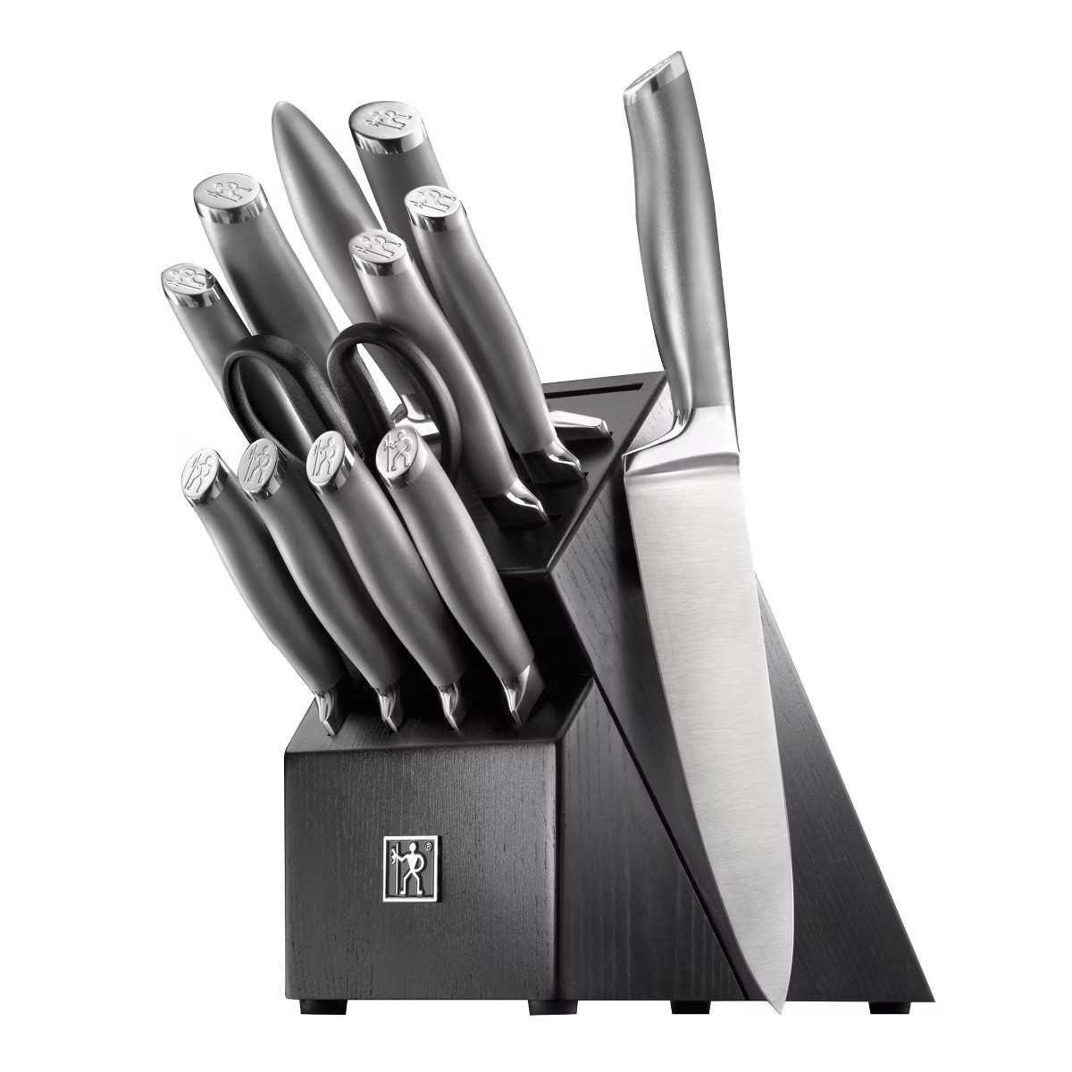 Henckels Modernist 13-pc Knife Set with Block, Chef Knife, Paring Knife, Steak Knife, Black, Stai... | Target