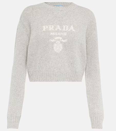 Virgin wool and cashmere cropped sweater | Mytheresa (US/CA)