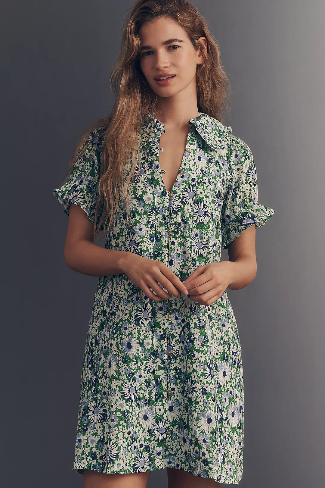 The Keira Mini Dress by Pilcro | Anthropologie (US)
