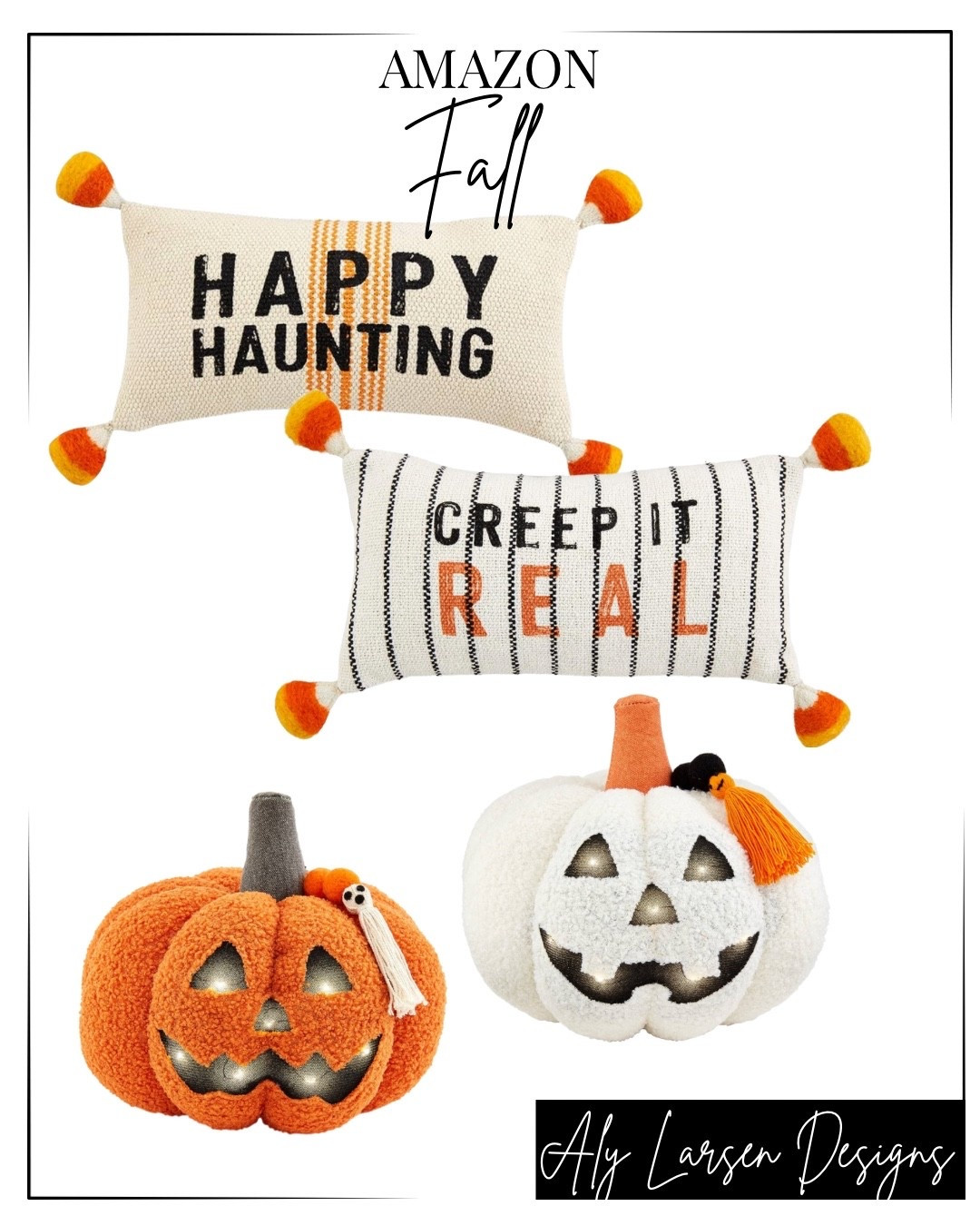 Amazon home Halloween pillows
Mud Pie Halloween decor 

#LTKHome #LTKSeasonal #LTKStyleTip