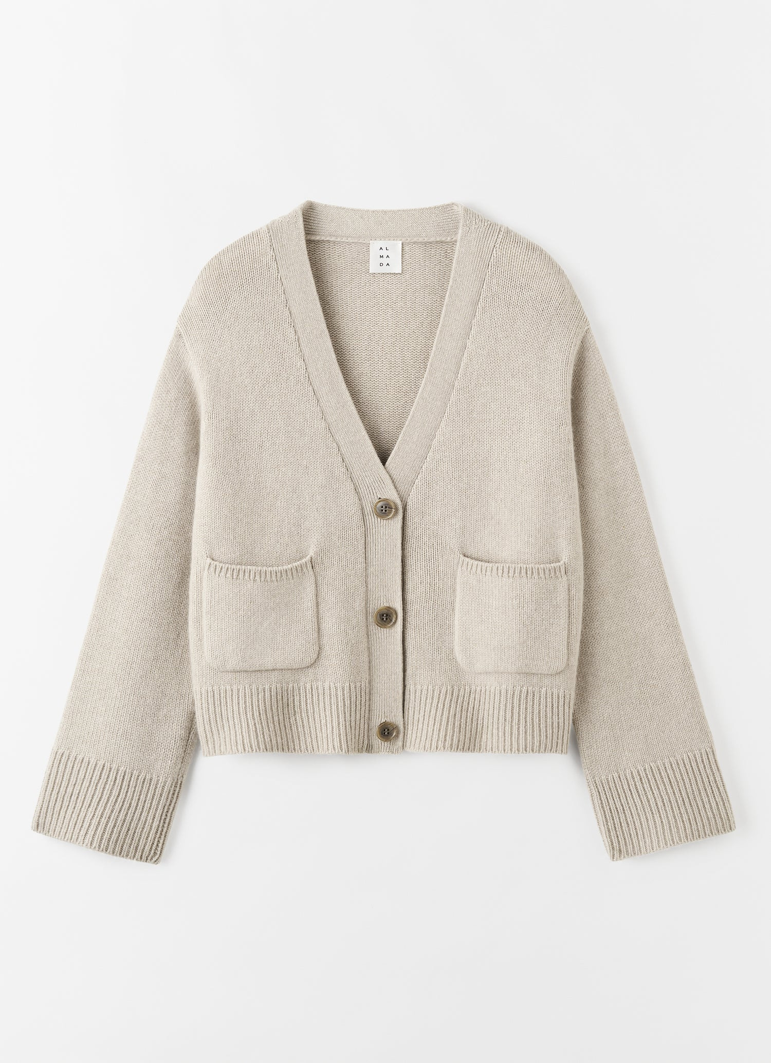 Beja Cardigan, taupe | Almada Label
