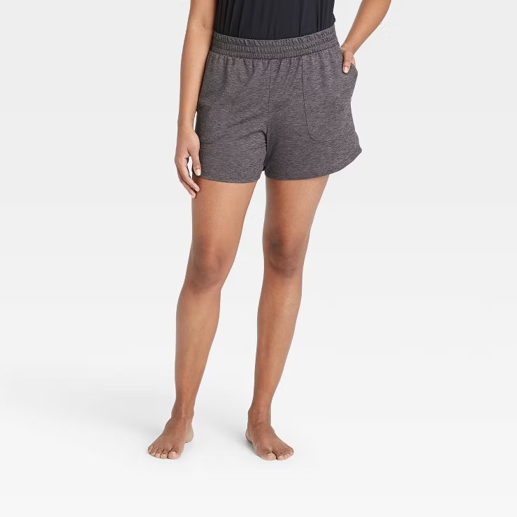 Women's Mid-Rise Knit Shorts 5" - All in Motion™ | Target