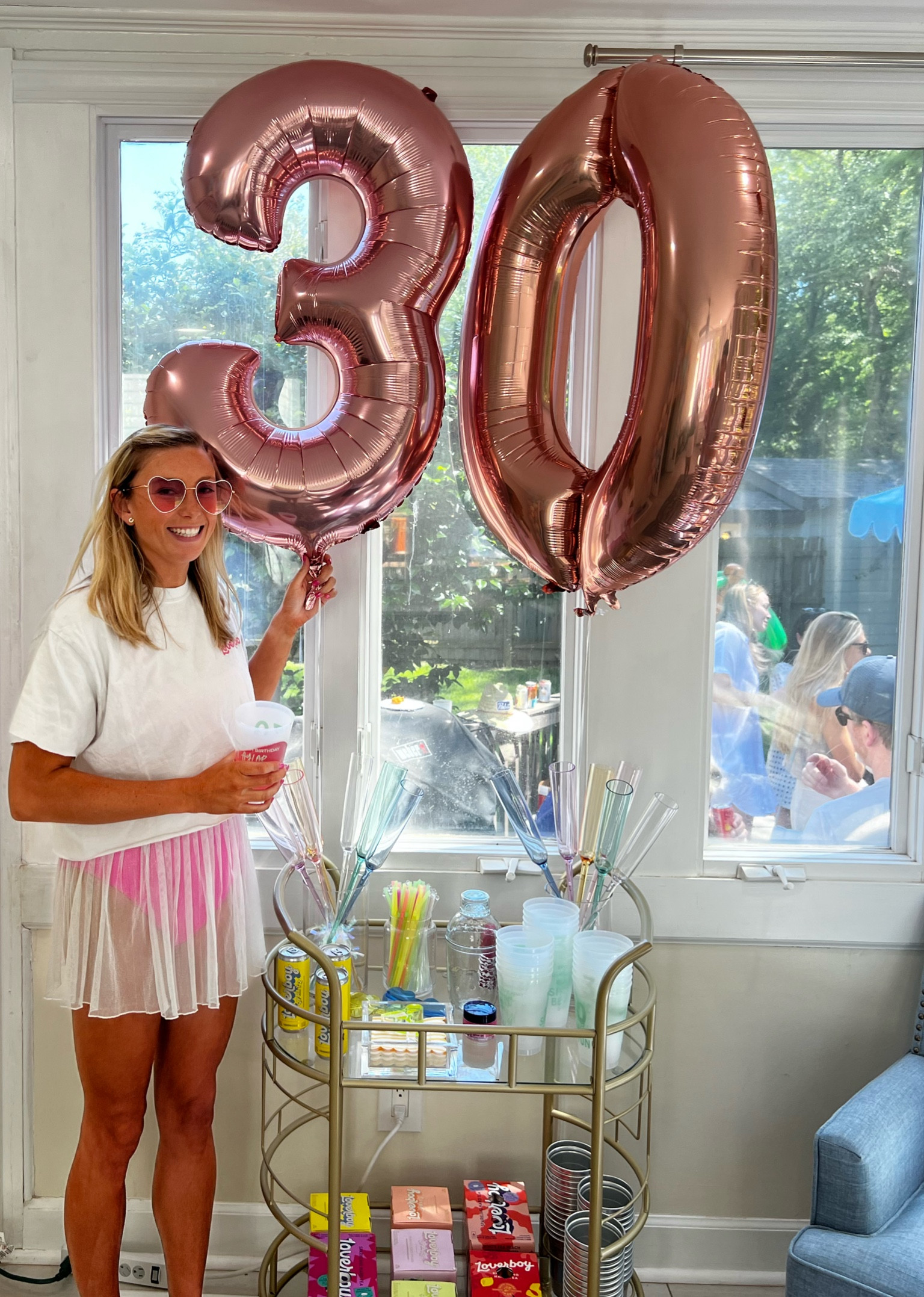 Welcome bar set up from my 30th birthday!! 

#LTKFindsUnder100 #LTKParties #LTKFindsUnder50