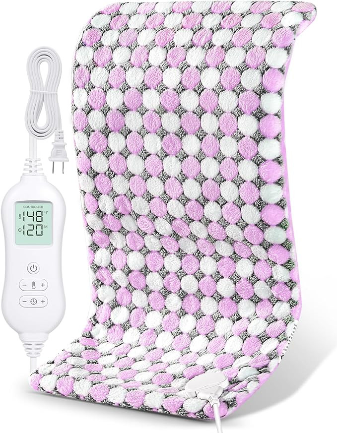 NOWWISH Heating Pad for Back Pain & Cramps Relief, Moist Heat Electric Heating Pads with Auto Shu... | Amazon (US)