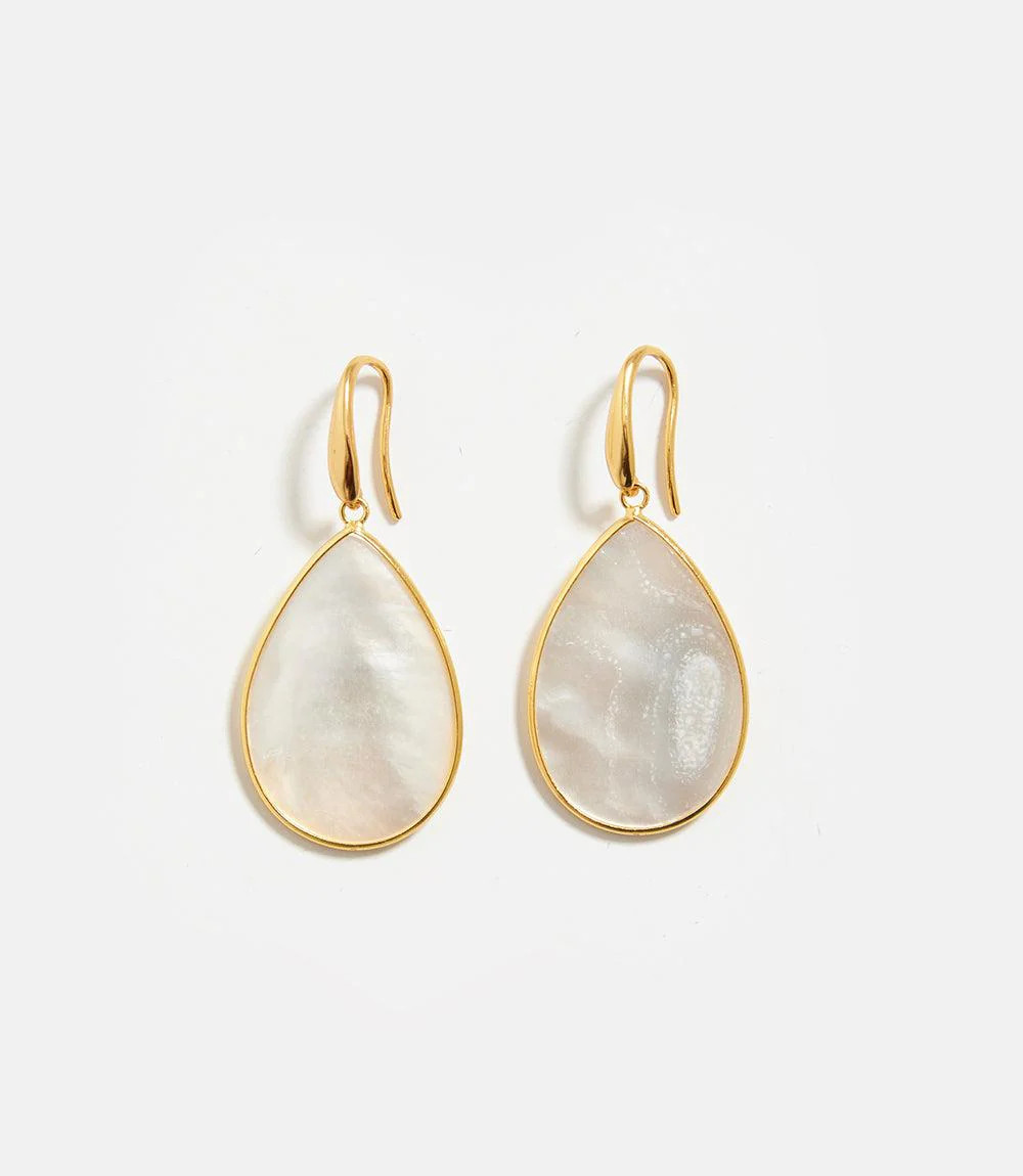 Mother of Pearl Teardrop Earrings | Karen Kane