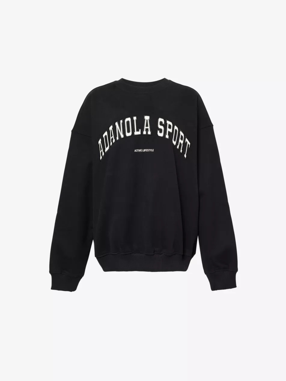 Logo-Embroidered Relaxed-Fit Cotton Sweatshirt | Selfridges