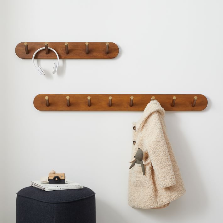 Mid-Century Wall Rack - Acorn | West Elm (US)