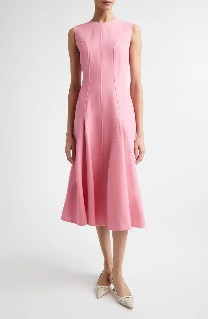 Benicia Wool Crepe Midi Dress | Nordstrom