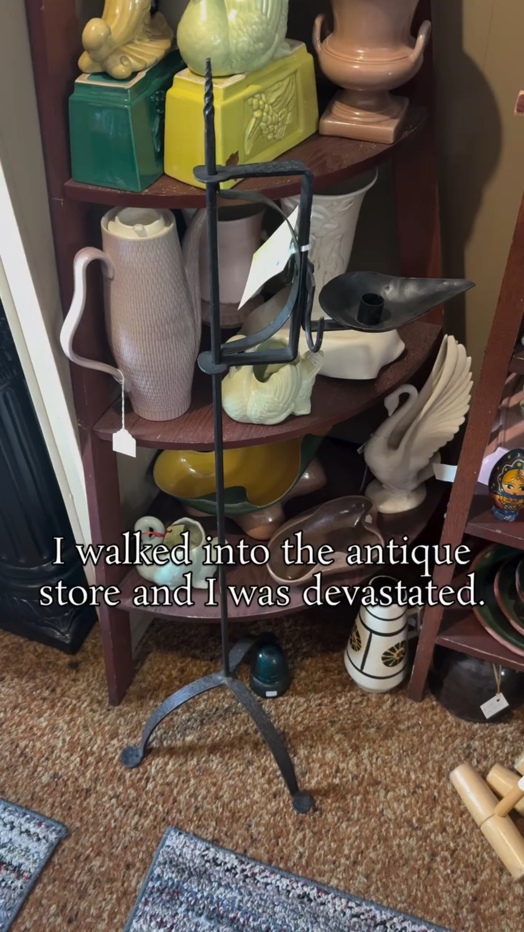 I loved this 18th-19th century piece as soon as I saw it but not for the listed price. I stopped back in a few days later and mentioned how much I loved it and the store owner gave me a deal I couldn’t refuse! I knew exactly where I wanted to put it. A quick check on eBay has these selling for nearly $1,000 🤯 I love finding pieces like these that will stand the test of time and that I can pass on to our kids, probably for them to sell 😜 What do you think?! 

home decor | antique home | vintage | fireplace decor | cozy home decor #interiordesign #homedesign #earthydecor #cozyhomedecor #iowa #modernfarmhouse