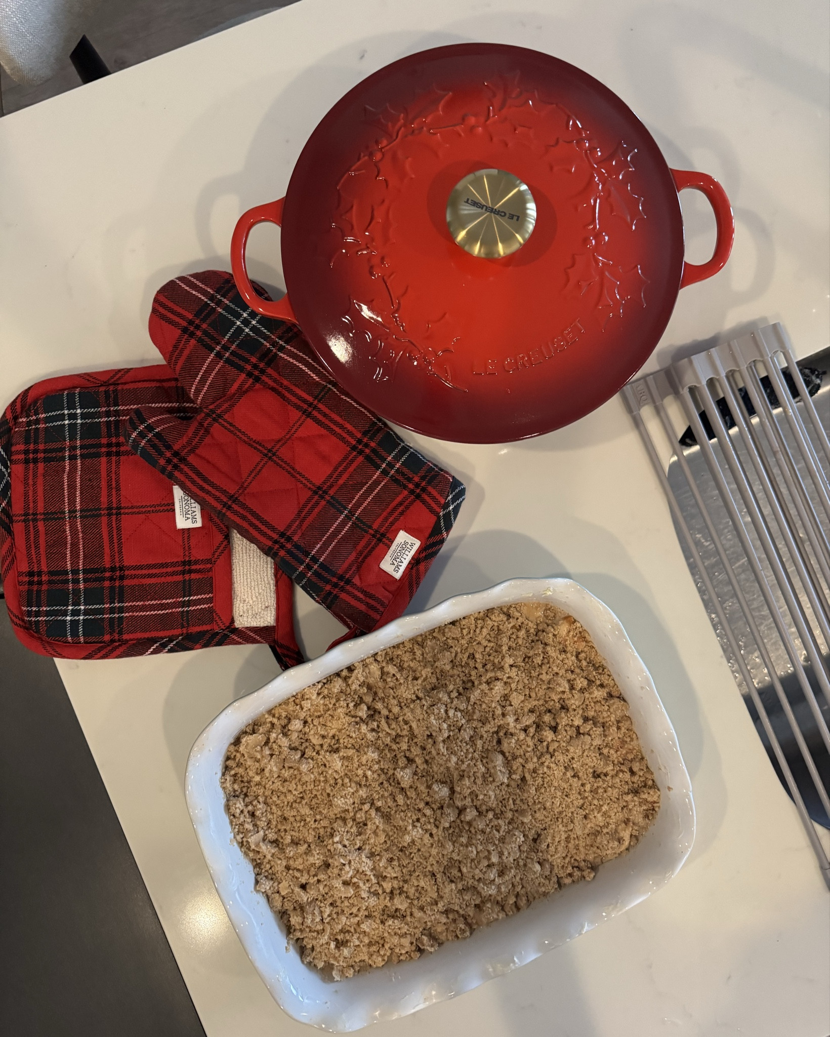 My fiancé surprised me with a new Le Creuset dutch oven for Christmas. It’s so beautiful. It’s the perfect size for small one pot meals and side dishes. 

#LTKSeasonal #LTKHome #LTKHoliday