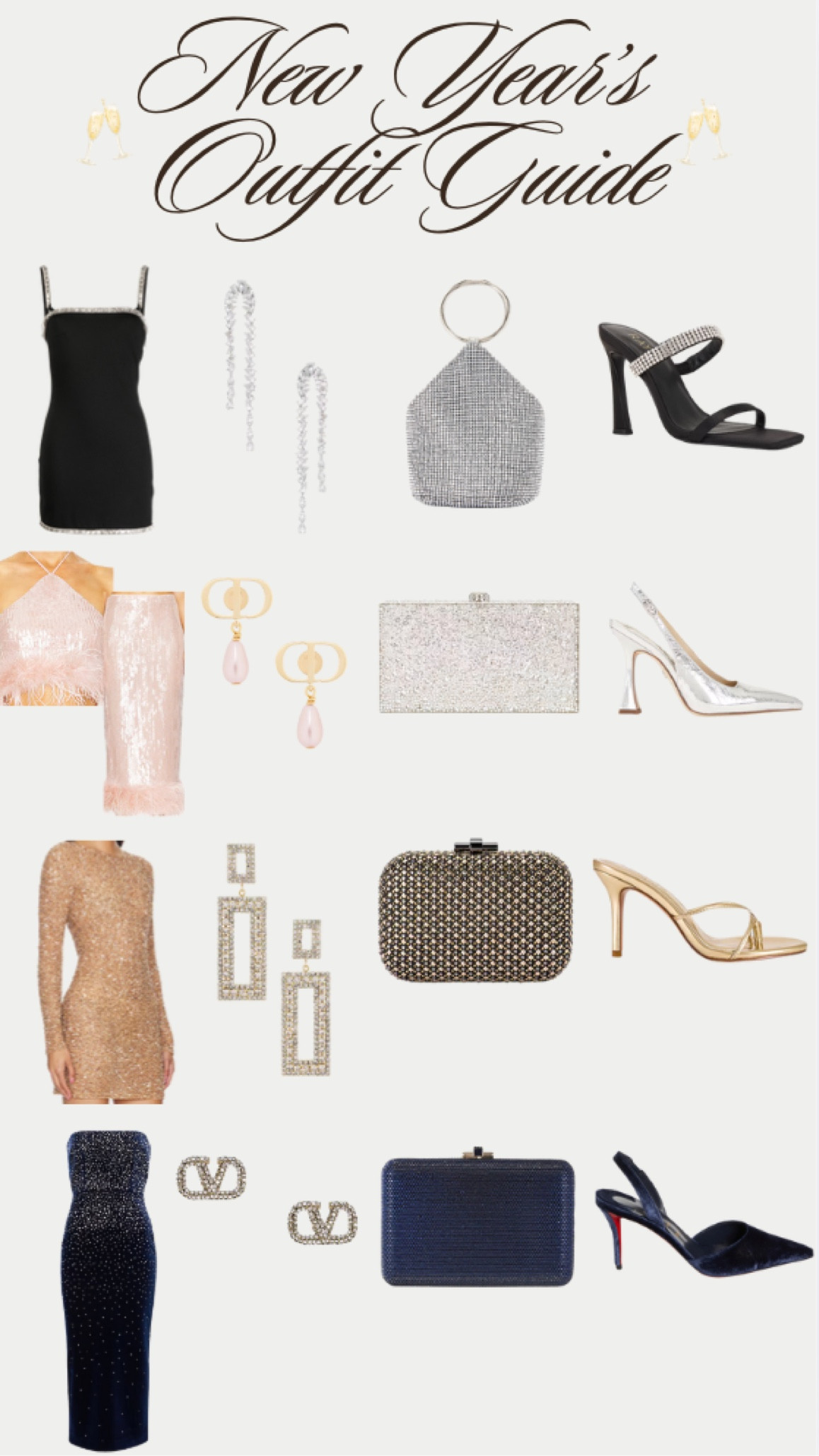 NYE Outfit Guide 🥂✨👠👛

#LTKSeasonal #LTKHoliday #LTKParties
