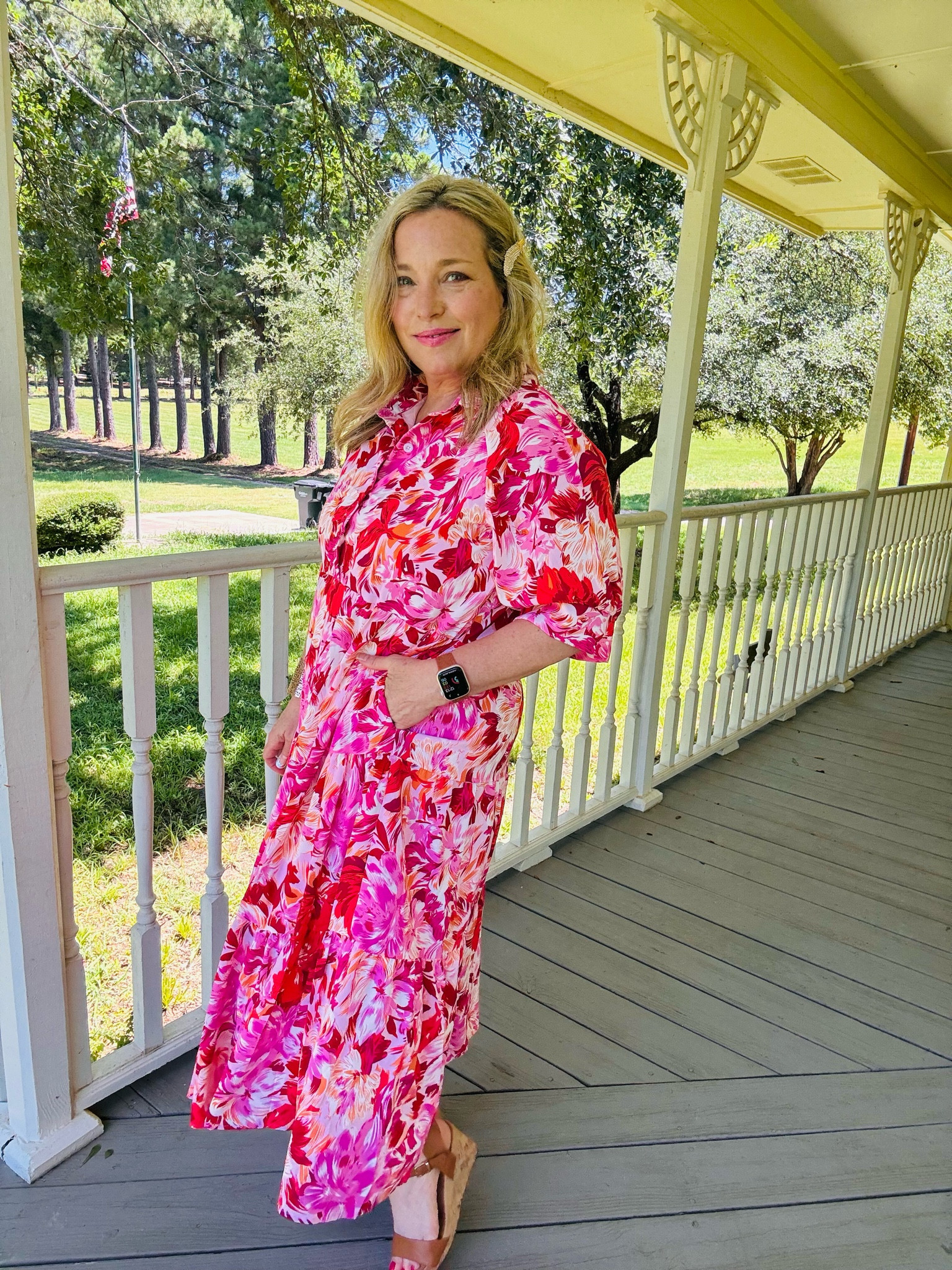 I’m in a medium! Petite friendly and fits more like a midi than a maxi. 

#LTKMidsize #LTKParties #LTKOver40