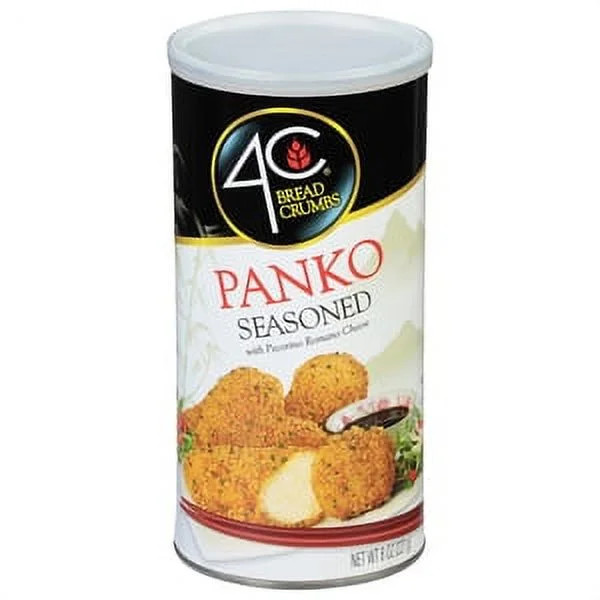 4C Japanese Style Seasoned Panko Bread Crumbs 8 oz. Canister | Walmart (US)