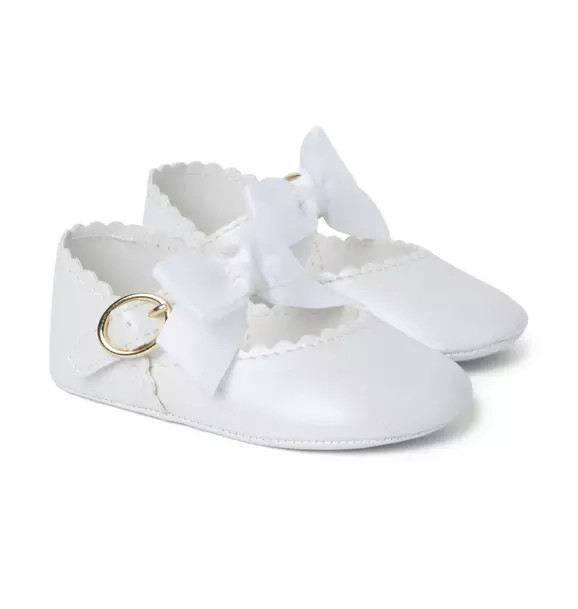 Baby Scalloped Bow Ballet Flat | Janie and Jack