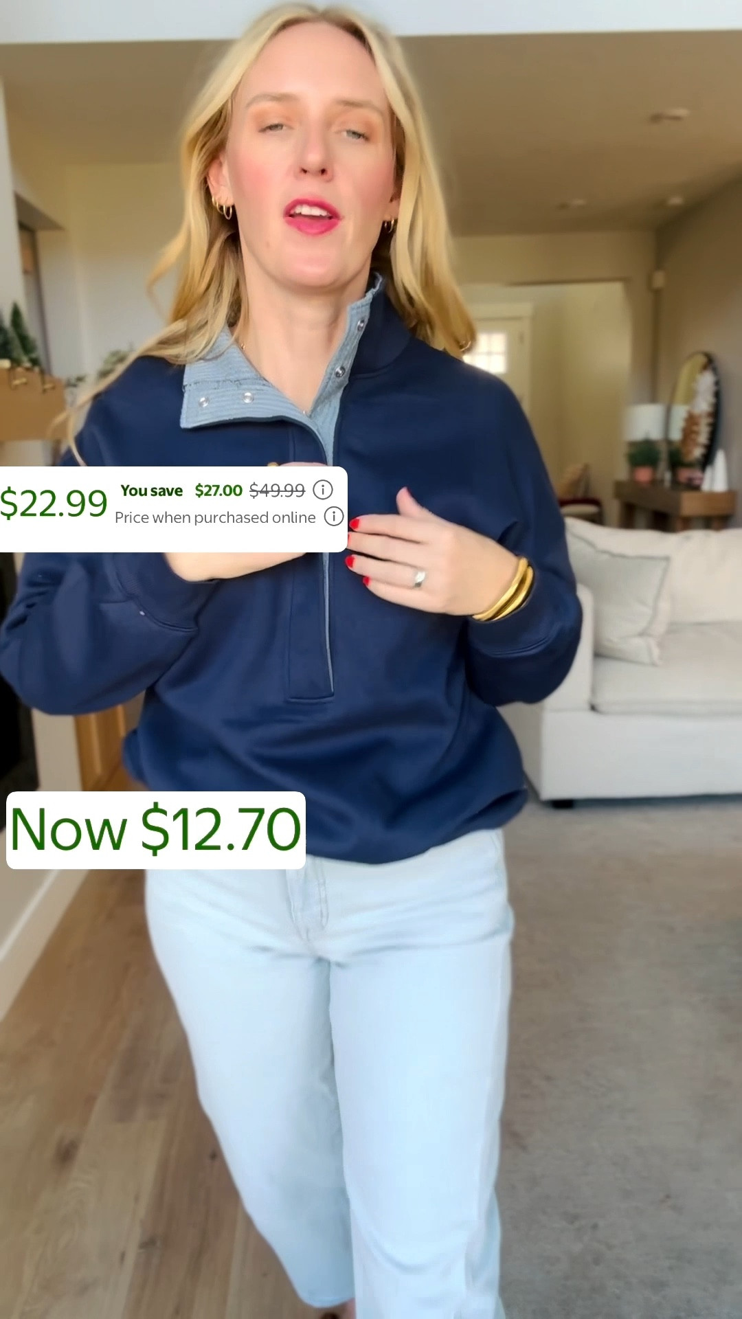 These fleece-lined pullovers are a total Free People dupe and they’re now over 50% off on Major Deal 🤍
The quality is so good — soft, cozy, and that slouchy oversized look everyone loves. They look and feel like Free People but at a fraction of the price. I’m typically a medium, but I sized up to a large for that relaxed, oversized fit. I’m sharing three different colors and honestly… they’re all good.

Perfect for everyday mom life, lounging, errands, travel, and layering all season long.

#ltkfinds #ltksale #ltkfashion #ltkwinter #lookforless #dupefinds #freepeopleinspired #designerinspired #affordablefashion #walmartfashion #walmartfinds #momstyle #cozystyle #loungewearstyle #casualoutfits #everydaywear #budgetfriendly #oversizedstyle #falllayers #winterlayers

#LTKfitnessgoals #LTKSaleAlert #LTKFindsUnder50