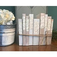 Farmhouse Decor, Modern Farmhouse, Beige Neutral Books, Decorative Books, French Script, Decorative Books, Old Book Stack, Rustic | Etsy (US)