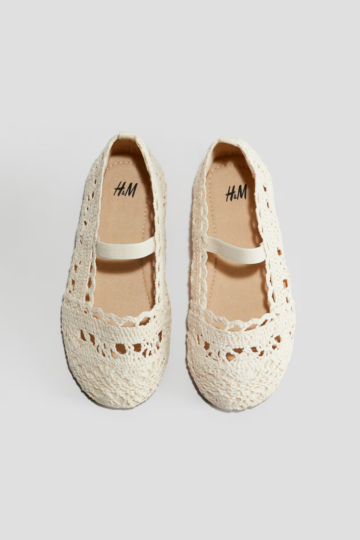 Crochet-Look Ballet Flats | H&M (US + CA)