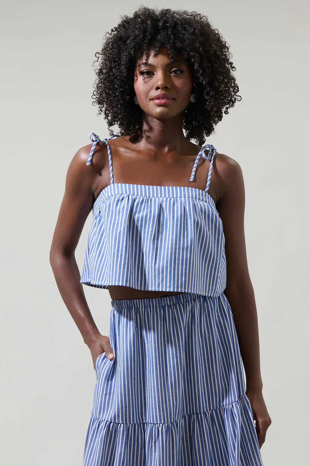 Everlanes Striped Crop Top | Sugarlips
