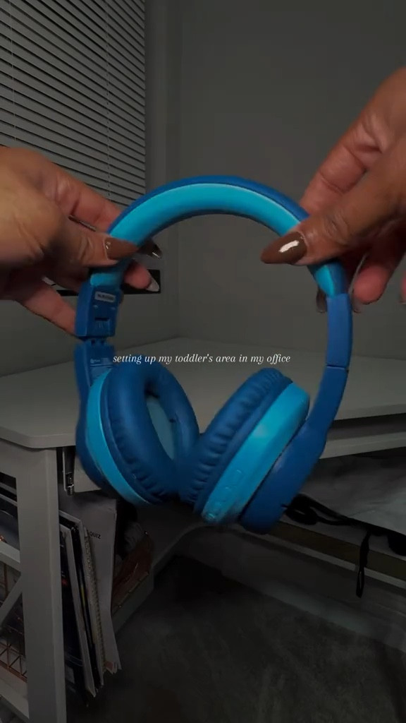 Toddler setup in my office 

Headphones are noise cancelling and have Bluetooth capabilities, great for travel with toddlers! 

The watch is actually a potty training watch that can vibrate or have music when it’s time to potty! 

I actually purchased this desk months ago for my printer 

#LTKFindsUnder100 #LTKKids #LTKFamily