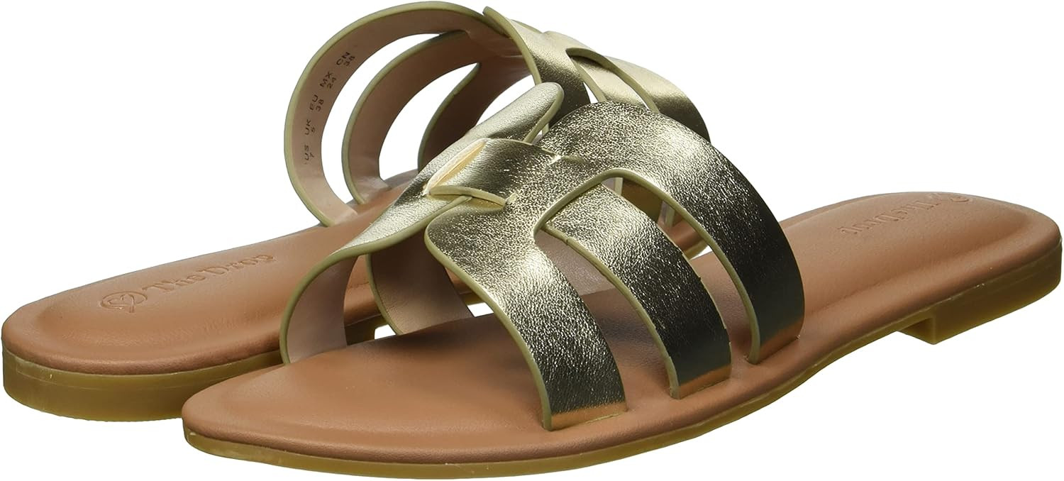 The Drop Women's Monika Flat H-Band Slide Sandal | Amazon (US)