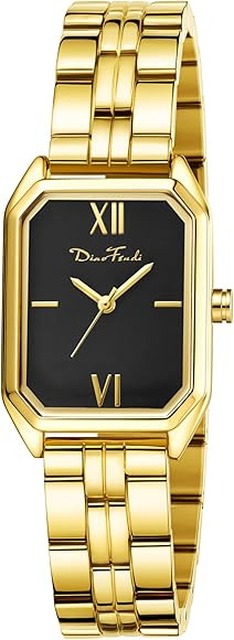 Diaofendi Women's Petite Gold Watch,Dress Analog Waterproof, Stainless Steel Bracelet Watches for... | Amazon (US)