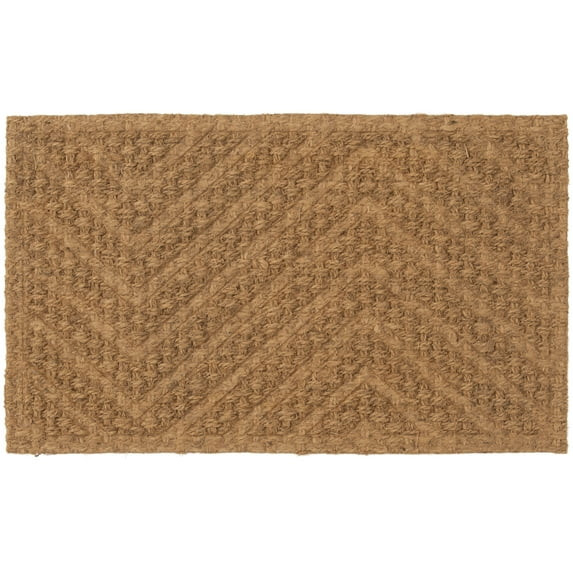 Mainstays 18"x30" Carved Geo Coir Outdoor Mat | Walmart (US)