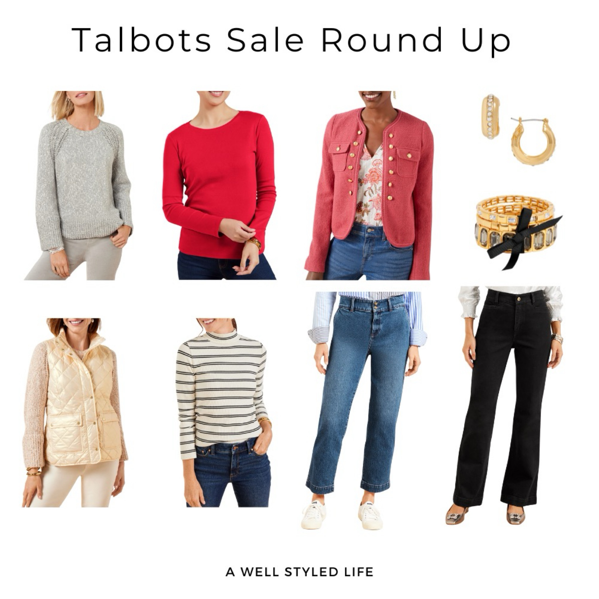 Talbots Sale Round Up

Sharing some favorites from the Talbots sale.

#Fashionover50 #LTKOver50Style #fashion #winterfashion #winteroutfit #talbots #talbotssale

#LTKStyleTip #LTKSaleAlert #LTKOver40