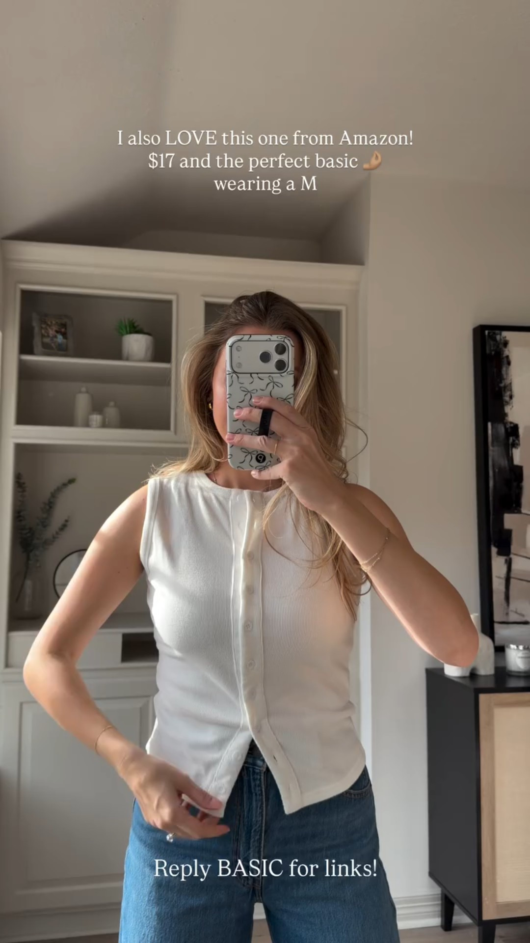 I also LOVE this one from Amazon! $17 and the perfect basic 🤌🏼
wearing a M 

#LTKootd #LTKdayinmylife #LTKmomlife