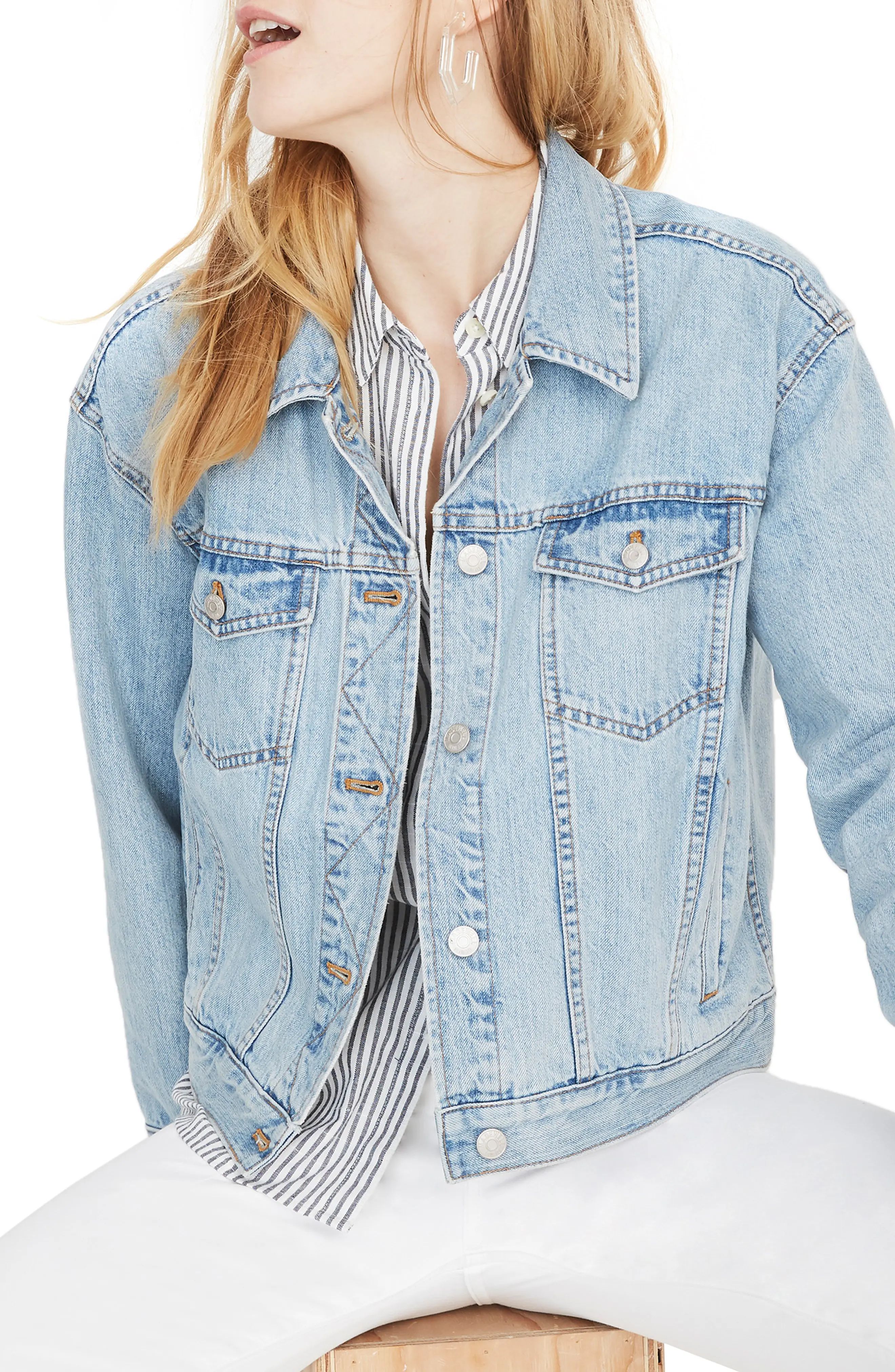 Madewell The Boxy Crop Jean Jacket | Nordstrom | Nordstrom