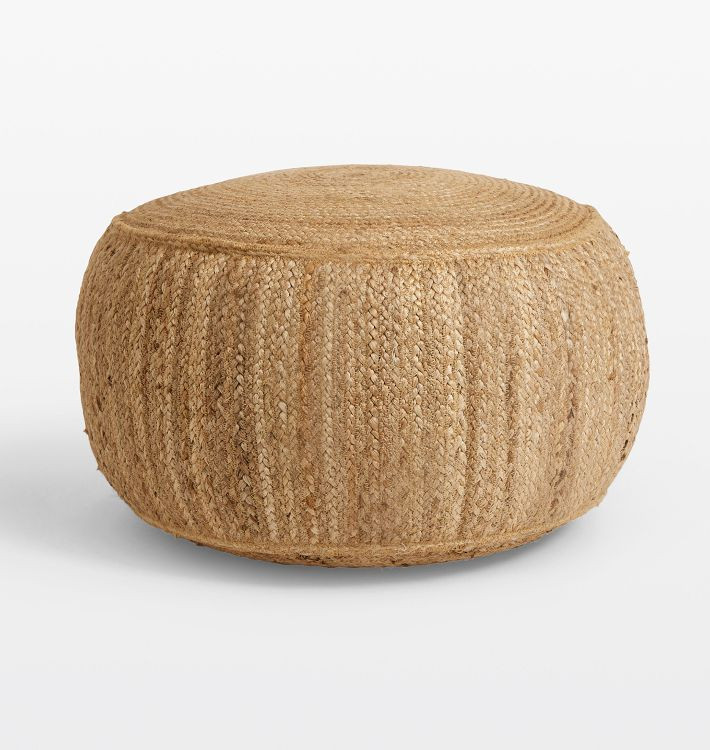 Jute Braided Pouf | Rejuvenation
