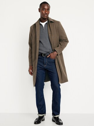 Relaxed Houndstooth Topcoat | Old Navy (US)