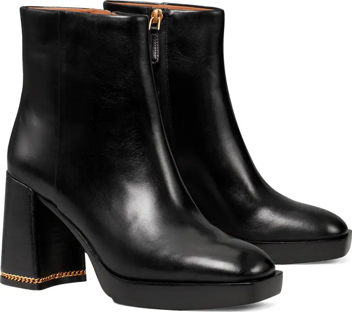 Tory Burch Ruby Block Heel Bootie | Nordstromrack | Nordstrom Rack