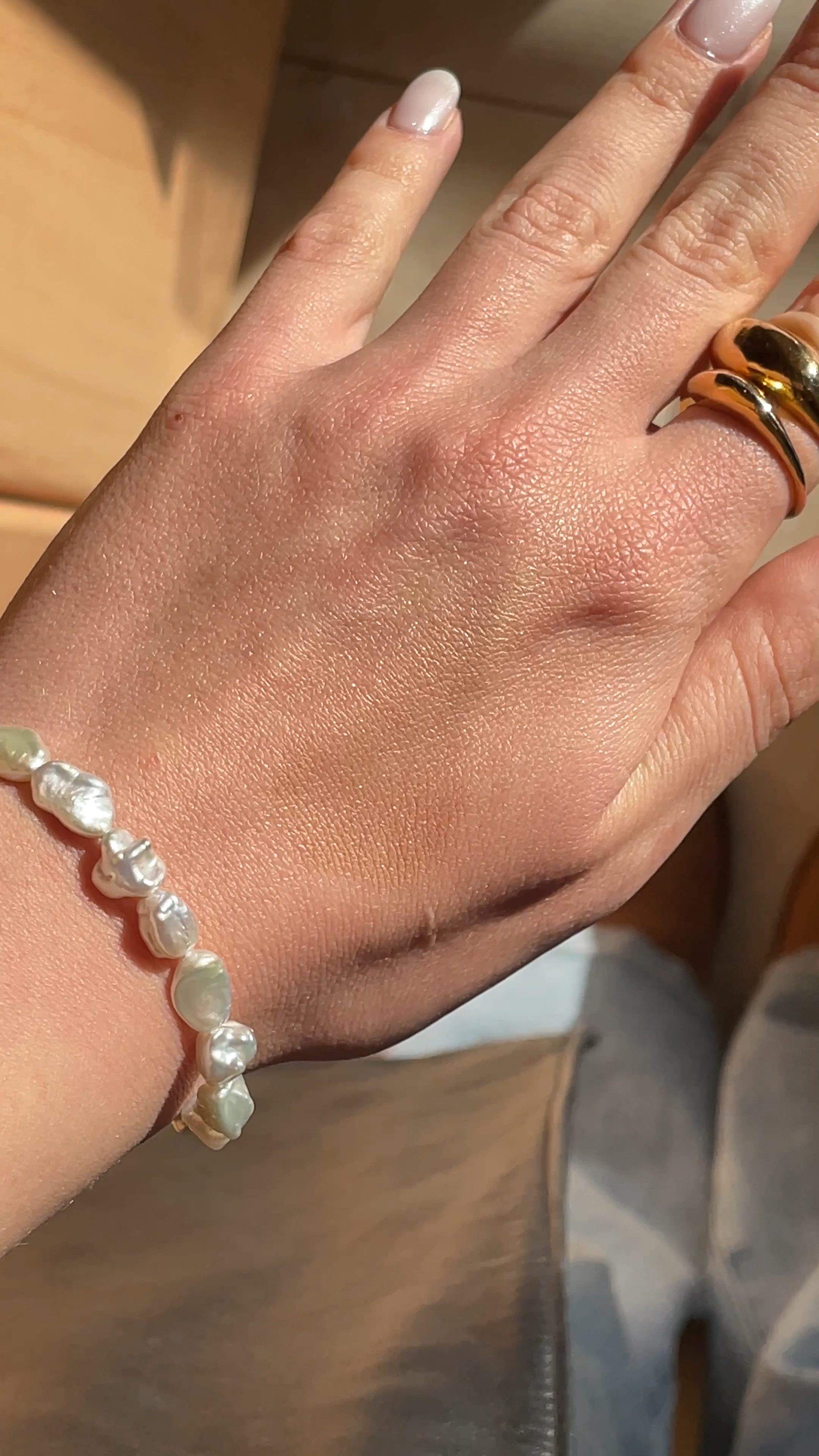 Pearl bracelet and gold ring stack

#LTKeurope #LTKGiftGuide #LTKSeasonal