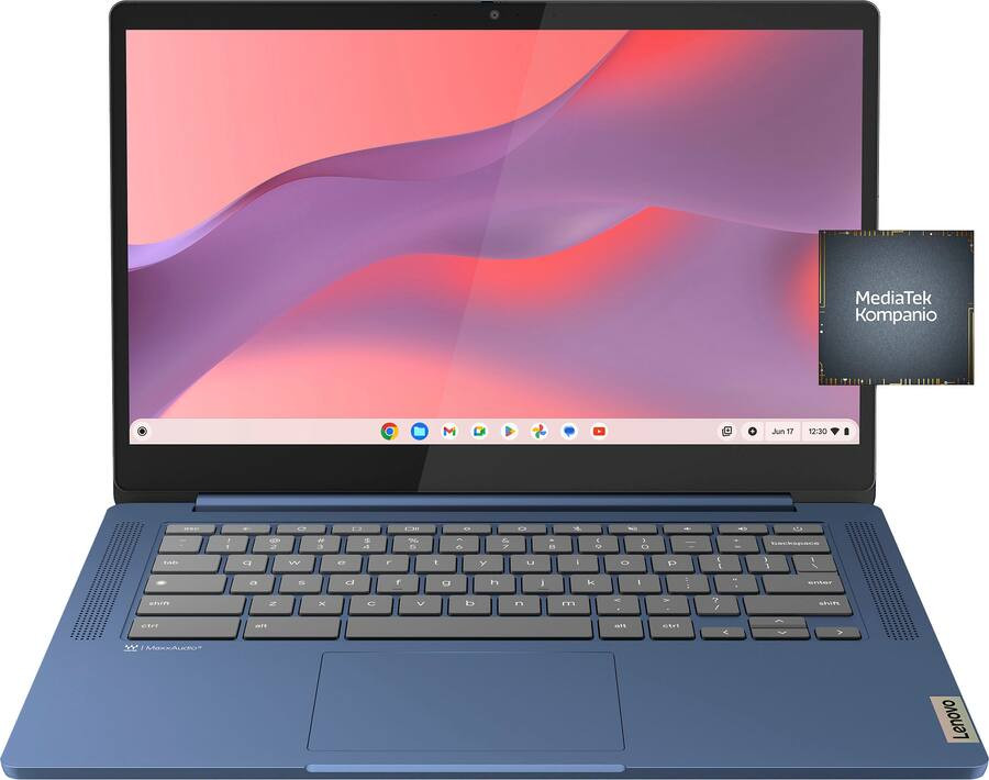Lenovo - IdeaPad Slim 3 Chromebook Laptop - 14" Full HD Touchscreen Laptop - MediaTek Kompanio 52... | Best Buy U.S.