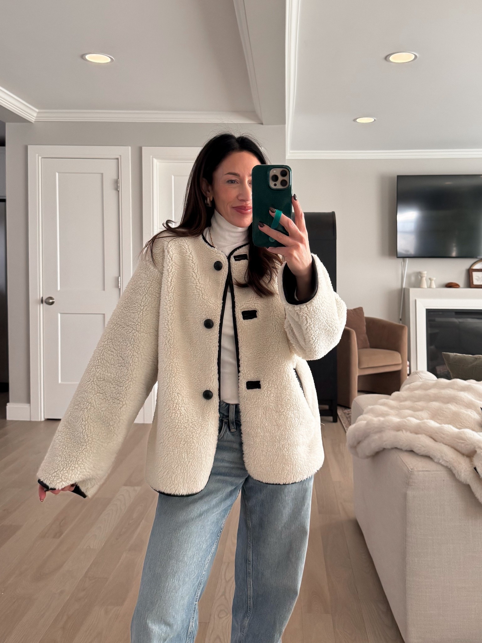 I can not get over this coat😍🫶 wearing XS
Target style

#LTKFindsUnder100 #LTKPetite #LTKSeasonal