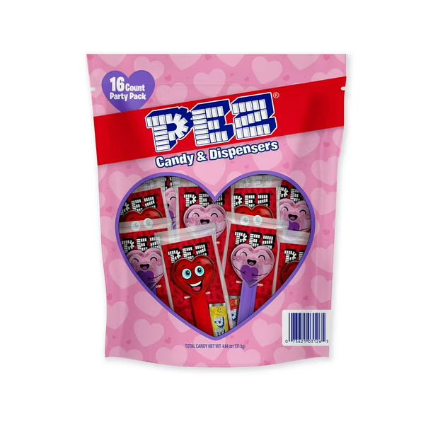 PEZ Valentines Party Pack Candy and Dispensers, 16 ct. | Sam's Club