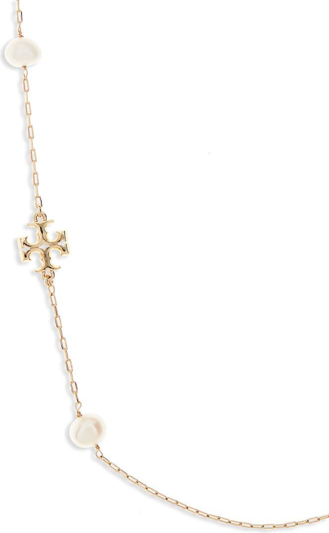 Kira Genuine Pearl Station Necklace | Nordstrom