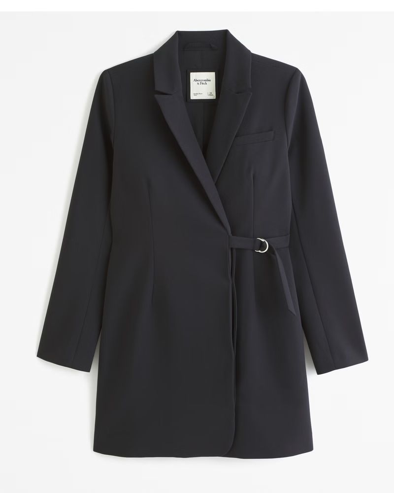 Side-Belt Blazer Mini Dress | Abercrombie & Fitch (US)